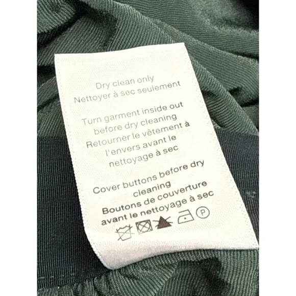 Veronica Beard Navita Emerald Green Velvet Skirt Size 16 Embellished Midi NWT - Picture 13 of 13